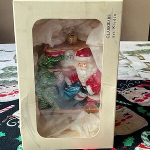 Santa Holiday Ornament